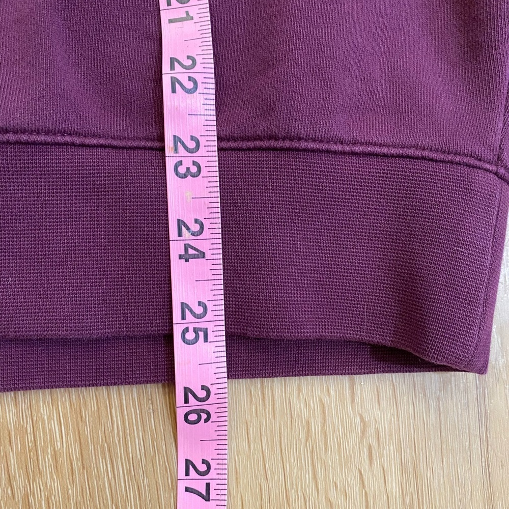 The Upside Sweatshirt Women’s Size 10 Medium Multicolor Striped Crew Neck Purple - Picture 6 of 8